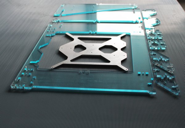 Prusa i3 REPRAP 3D Drucker Rahmen aus Plexiglas