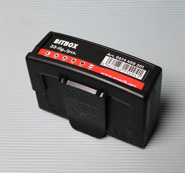 Würth BIT-BOX 33-teilig Bithalter Bitsatz 1/4 Zoll